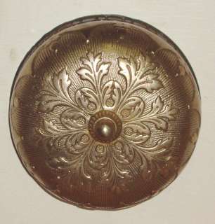 Fancy Solid Brass Victorian Doorbell. Pat. 1872  