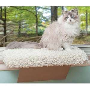   Pet Cat Kitten Window Perch Comfortable Soft Seat Shelf Bed Furniture