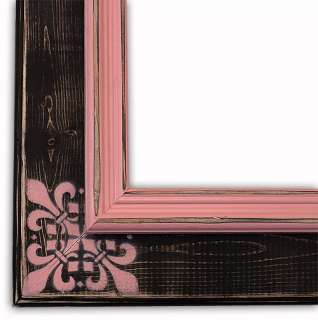 Madison Black Baby Pink Picture Frame Solid Wood  