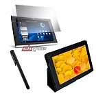 leather case stand stylus film for acer a500 iconia tab