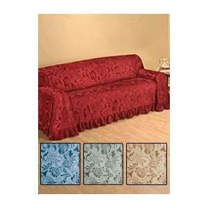 Velvet Soft Decorative Furniture Covers   Large Sofa Cover, Color Gold 