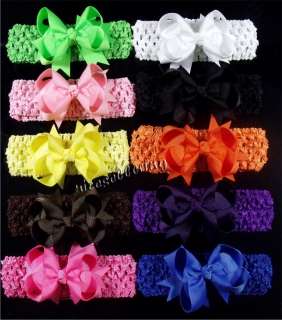 wholesale Lot 10 Girl Baby Infant Costume Boutique 3.5 Hair Bows 