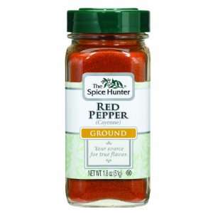 The Spice Hunter Red Pepper (cayenne), Ground, 1.8 Ounce Jars (Pack of 