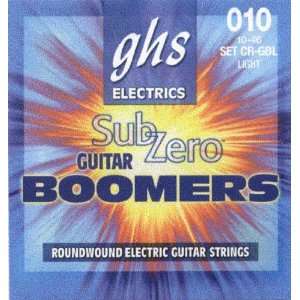  GHS Electric Guitar   Sub Zero Boomers Light, .010   .046, CR 