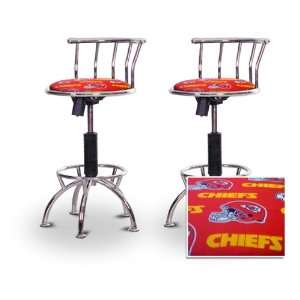 24 29 Kansas City Chiefs Seat Chrome Adjustable Specialty / Custom 