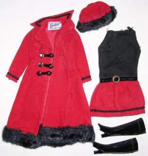 1971 Magnificent Midi #3418 Red Coat Hat Dress & Boots  