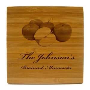  Orchard Personalized Bamboo Coasters