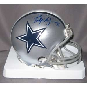  Felix Jones Signed Dallas Cowboys Mini Helmet Sports 