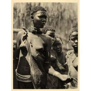  1930 Shilluk Girls Women Sudan Hugo Adolf Bernatzik 
