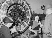 Las Vegas Nevada 1940 Gambling Wheel of Fortune  