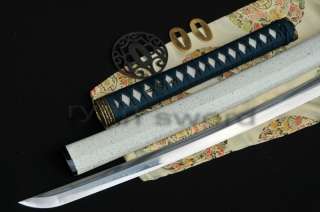 TOP HIGH QUALITY Clay Tempered Japanese Samurai Sword Katana Iron 