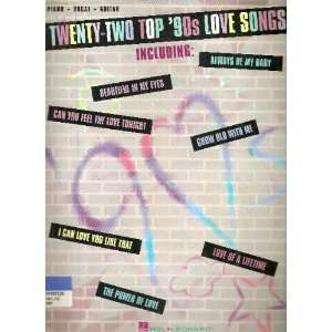  22 Top 90s Love Songs (9780793569854) Books