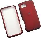 NEW RUBBERIZED RED HARD COVER CASE FOR AT&T SAMSUNG ETERNITY A867 