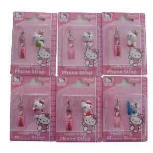   Hello Kitty Phone Strap / Keyring Random Style Supplied Toys & Games