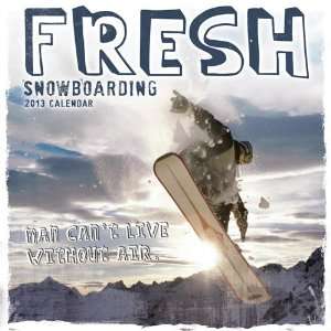  Fresh Snowboarding 2013 Wall Calendar