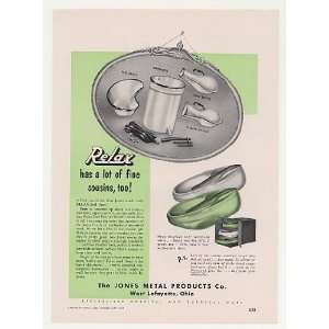 1952 Jones Metal Relax Bed Pans Urinals Trade Print Ad  