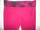   BY GUESS JEANS RED TIE DYE FOLDOVER CRYSTAL SWEATPANTS PANTS XL