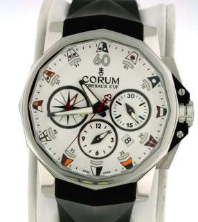 Corum Admirals Cup Competition Chronograph with Date $7,850.00 NEW 