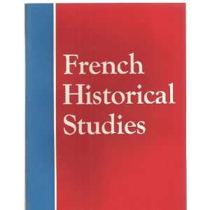  French Historical Studies Vol IX Number 3 & 4 [Spring 