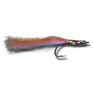 Sand Eel   Brown & Pearl Fly Fishing Fly  Sports 