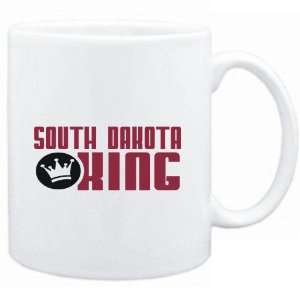  Mug White  South Dakota KING  Usa States Sports 