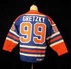 1981 82 Edmonton Oilers Game worn jersey Gretzky added  