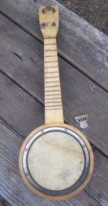 Vintage La Pacific Banjo Ukulele Uke  