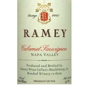  2007 Ramey Napa Valley Cabernet Sauvignon 750ml 750 ml 