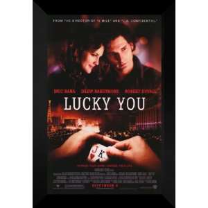  Lucky You 27x40 FRAMED Movie Poster   Style A   2007