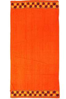   Luxury Jacquard 40x70 Oversized Beach Towel, Assorted Styles (Orange