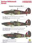 Techmod Decals 1/48 British HAWKER HURRICANE Mk I Fighter