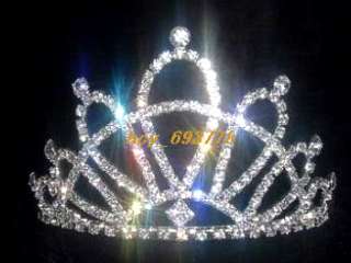 Wholesale 5pcs N oble Prom/Bridal Crystal Rhinestone TIARA Crown s