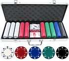 500 pc ct 11.5g Suited Poker Clay Chips Set Casino w/ A