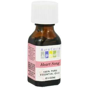 Aura Cacia Heart Song, Essential Oil Blends, 1/2 oz. bottle