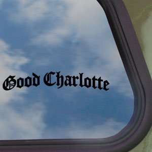   Charlotte Black Decal Punk Band Truck Window Sticker