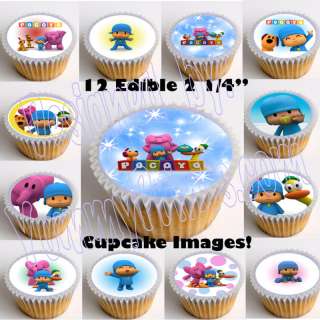   25 Edible Image Cup Cake Toppers 12pcs, cut & paste, no peel  