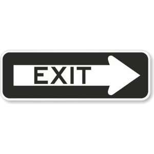 Exit (with Right Arrow) High Intensity Grade Sign, 24 x 8 
