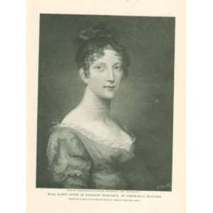   1909 Print Elsie Eldest Sister of Napoleon Bonaparte 
