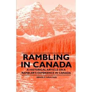  Rambling in Canada   A Historical Article on a Ramblers 