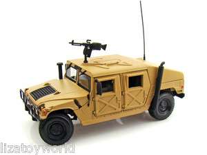 Hummer Military Humvee w/.50 Cal. Maisto Special Edition 118 Scale 