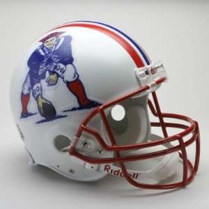 New England Patriots Throwback 1990 1992 Replica Riddell Helmet