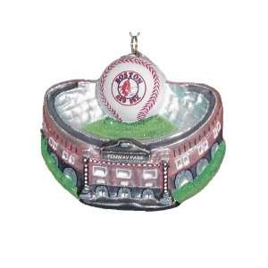   Painted Boston Red Sox Fenway Park, Christmas Ornament