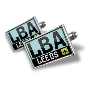 Cufflinks Airport code LBA / Leeds country England   Hand Made 