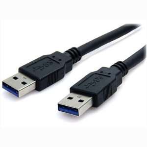  STARTECH 6 Ft Black Superspeed USB 3.0 Cable A To A M 