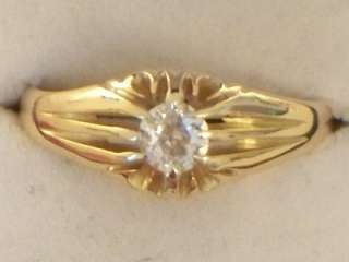   CHESTER 18CT GOLD GENTS DIAMOND SIGNET RING OVER ½ CARAT  