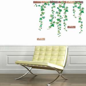 IVY VINE ★ MURAL ART DECOR WALL STICKER DECAL REMOVABLE  