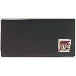   Leather and Nylon Checkbook   San Francisco 49ers