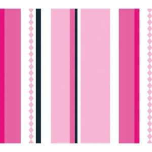  Luxe Pink Pinstripe Fabric Arts, Crafts & Sewing