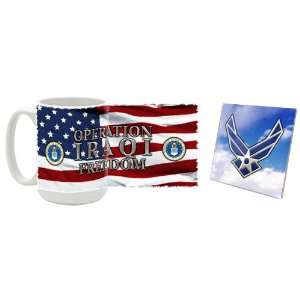 USAF Operation Iraqi Freedom AF Mug/Coaster  Kitchen 