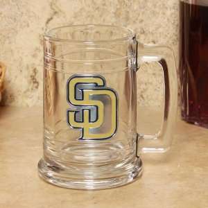  MLB San Diego Padres 15oz. Team Logo Tankard Glass Sports 
